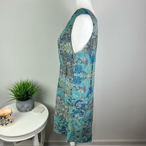 Zadig & Voltaire womens Root Printed Dress Asymmetrical size medium - Picture 7 of 13